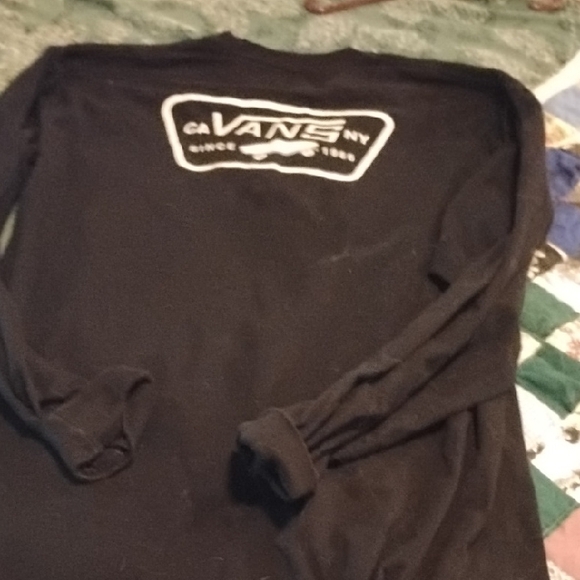 Vans Other - Vans Black Long Sleeve Tee with Logo XLarge Men's Unisex